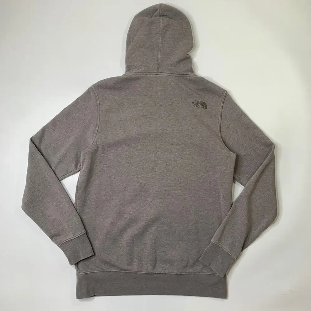 The North Face Hoodie Mens M Medium Zinc Fleece Bear Graphic Pullover Sweatshirt